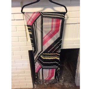 New York & Company Striped Scarf